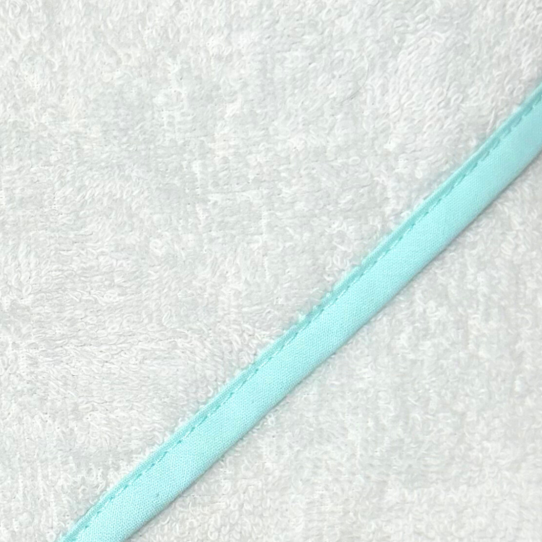 Mint Green Colour close up of fabric and trim