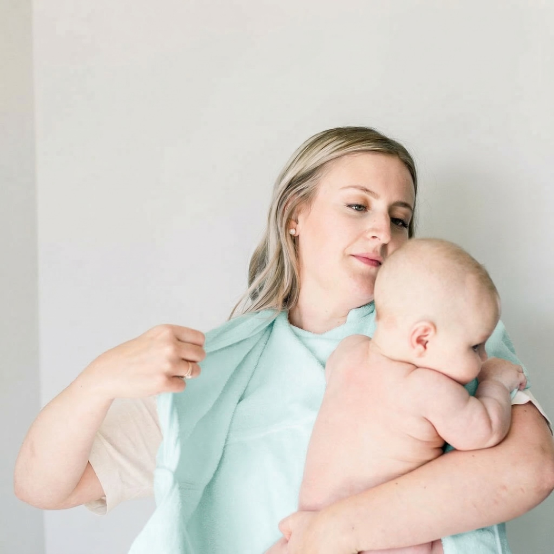 Lift, Unsnap & Wrap Baby Towel